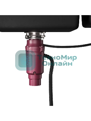 Измельчитель пищевых отходов Kuppersberg WSS 750 V, High-Tech, мощность 750 Вт, 3800-4200 об/мин, защита от перегрева, авто выключение, DC мотор, уровень шума 75 дБ, винный