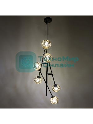 Светильник подвесной HIPER H819-0 6G96Вт BLACK/GOLD