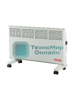 Конвектор электрический Ресанта ОК-1600 белый, 1600 Вт, 20 м2, термостат