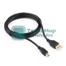 Кабель Gembird PRO USB 2.0 для соед. 1.8м А-miniB (5 pin) позол.конт., фер.кол.