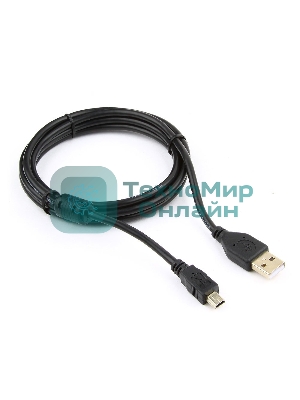 Кабель Gembird PRO USB 2.0 для соед. 1.8м А-miniB (5 pin) позол.конт., фер.кол.