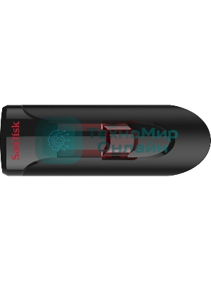 Флешка USB Sandisk CZ600 Cruzer Glide (SDCZ600-032G-G35), 32Gb, USB 3.0, R/W 100/20, черный
