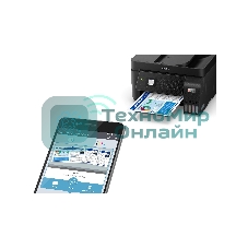 МФУ струйное Epson L5290 (C11CJ65512/C11CJ65508/C11CJ65407), A4, цветное, печ. до 33 стр/мин. (ч/б) до 15 стр/мин. (цвет), скан. до 12 стр/мин. (ч/б) 29 стр/мин. (цвет), 1440 x 5760 dpi (печать) 1200x2400dpi (скан.), USB, RJ-45, Wi-Fi