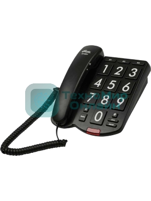 Телефон проводной Ritmix RT-520 черный