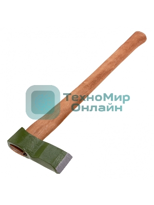 Колун кованный Сибртех, в сборе, 1700/2050 г, деревянное топорище, 600 мм