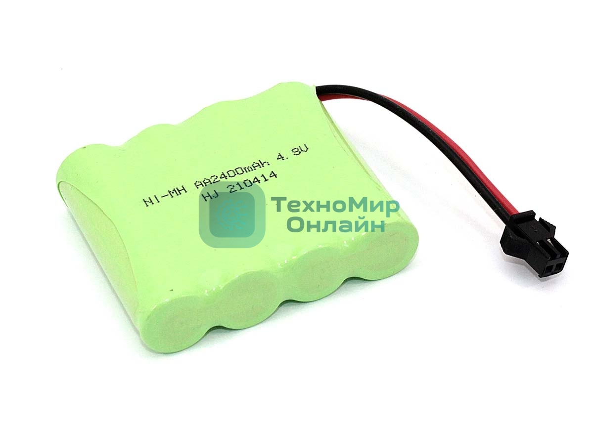 Аккумулятор Ni-Mh 4.8V 2400 mAh AA Flatpack разъем SM