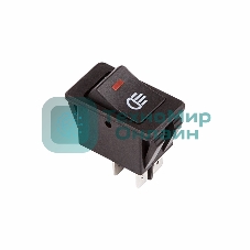 Выключатель клавишный Rexant 12V 35А (4с) ON-OFF с красной LED подсветкой