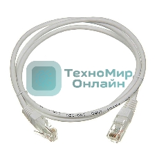 Патч-корд LANMASTER UTP LAN-PC45/U5E-1.0-WH вилка RJ-45-вилка RJ-45 cat.5е 1м белый LSZH (уп.:1шт)