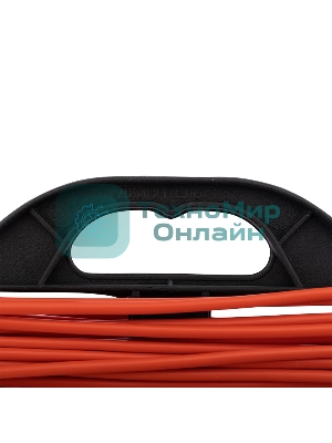 Удлинитель-шнур на рамке PROconnect ПВС 2х0.75, 10 м, б/з, 6 А, 1300 Вт, IP20, оранжевый