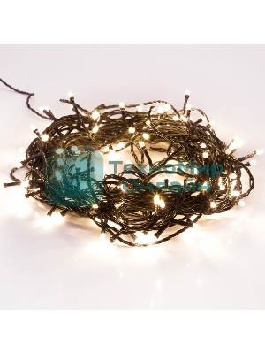 Гирлянда светодиодная Neon-night универсальная 200 LED теплый белый 20 метров, с контроллером