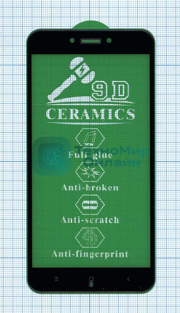 Керамическая пленка (стекло) для Xiaomi Redmi 5A черный