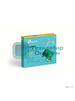 Сетевая карта TP-Link TG-3468 SOHO 32bit Gigabit PCIe, Realtek RTL8168B chipset