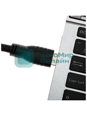 Кабель аудио-видео Cactus CS-HDMI.2-10 HDMI (m)/HDMI (m) 10м. позолоченные контакты черный