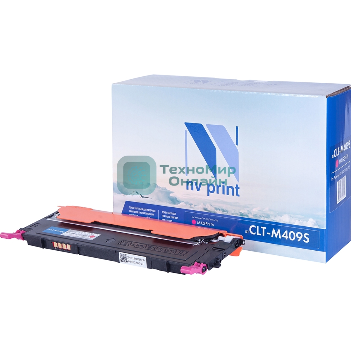 Картридж лазерный NVPrint совместимый Samsung CLT-M409S Magenta для CLP-310/310N/315 (1000k)
