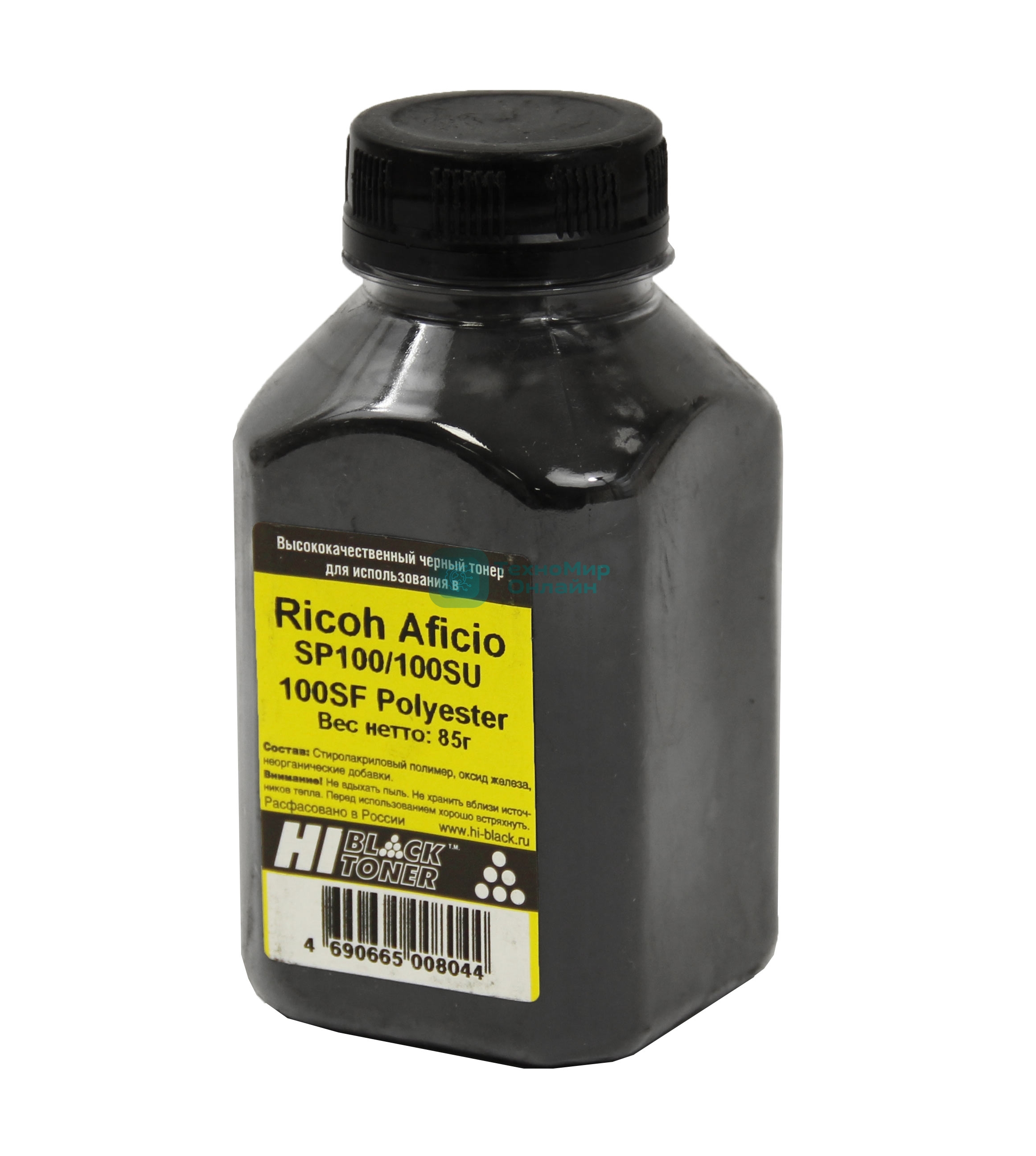Тонер Ricoh Aficio SP100/100SU/100SF (Hi-Black) 85 г, банка
