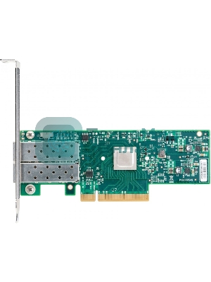 Сетевая карта ConnectX-4 Lx EN network interface card, 25GbE dual-port SFP28, PCIe3.0 x8, tall bracket, SR-IOV, TCP/UDP, MPLS, VxLAN, NVGRE, GENEVE, iSER, NFS RDMA, SMB Direct, ROHS R6