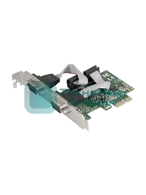 Контроллер ExeGate EXE-307 PCI-E, 2*COM port (OEM)