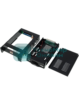 Сменный бокс для HDD AgeStar SR3P-SW-2F SATA пластик черный 3.5
