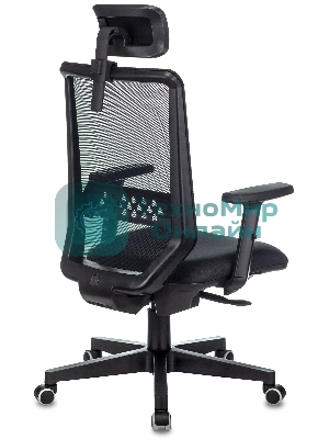 Кресло Бюрократ EXPERT TW-01 черный, сетка, подголовник