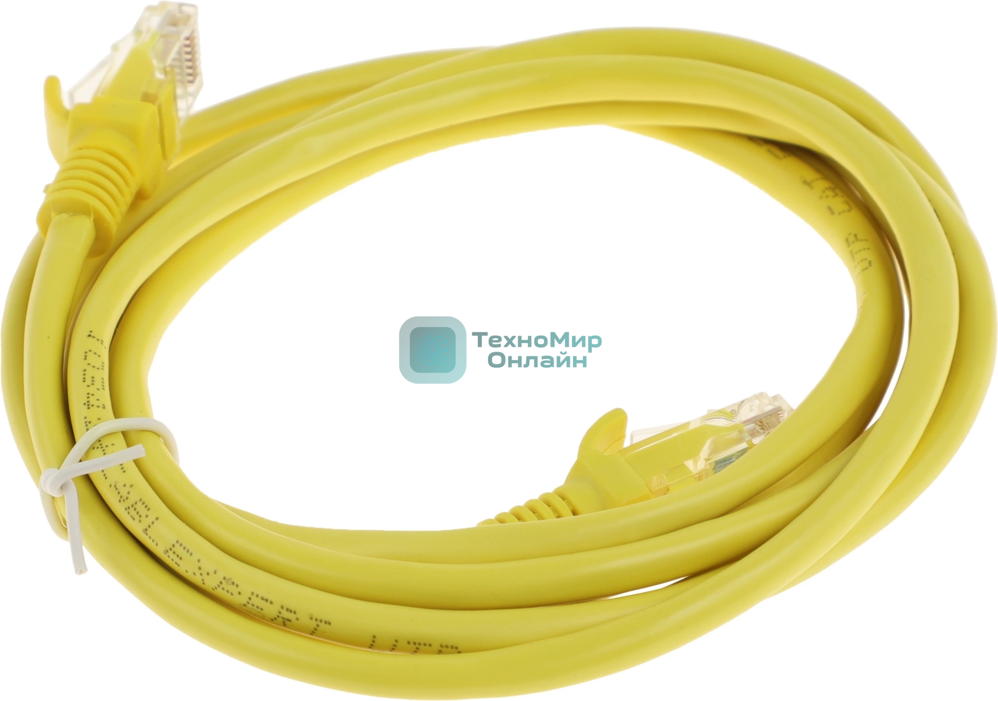 Патч-корд Premier PP12-2M/Y 1000Gbит/с UTP 4 пары cat.5e CCA molded 2м желтый RJ-45 (m)-RJ-45 (m)