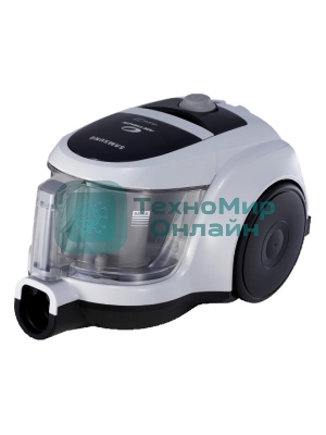 Пылесос Samsung SC4520 белый, 350/1600 Вт, уборка сухая, пылесборник контейнер 1.3 л