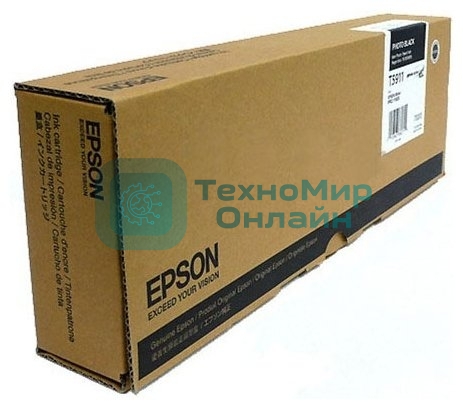 Картридж струйный Epson T5911 (C13T591100) фото черный (700 мл) для EPS для Stylus Pro 11880