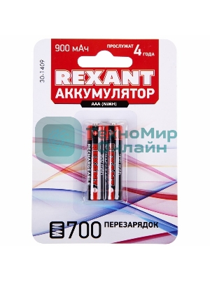 Аккумулятор Rexant тип AAA 