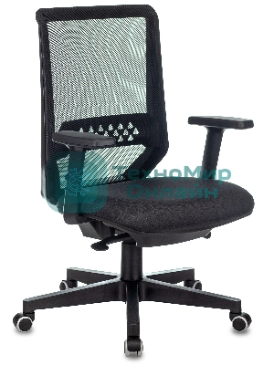 Кресло Бюрократ EXPERT TW-01 черный, сетка, подголовник