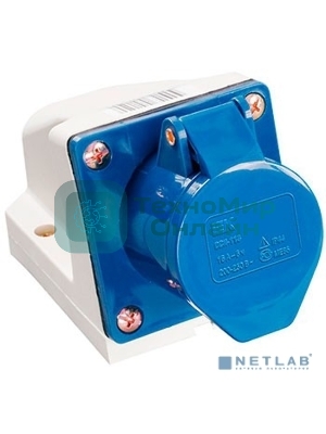 Розетка 125 стационарная 3Р+РЕ+N 32А 380В IP44 IEK