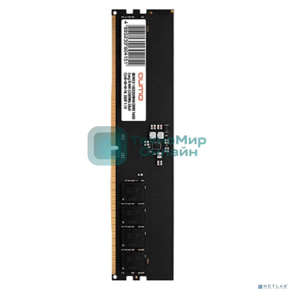 Оперативная память Qumo, DDR5, 32Gb (1x32Gb), 5600MHz, CL46, DIMM, OEM