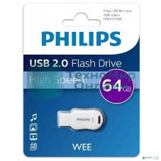 Флешка USB 64Gb PHILIPS WEE 2.0 64Gb, USB 2.0