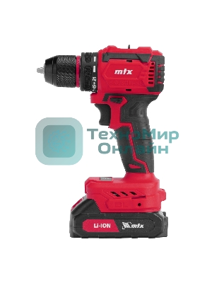 Дрель-шуруповерт аккумуляторная бесщет. CDS-BL-20, Li-Ion, 20 В MTX