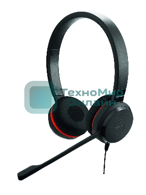 Гарнитура Jabra Evolve 20 SE Stereo MS чёрный, проводная, USB