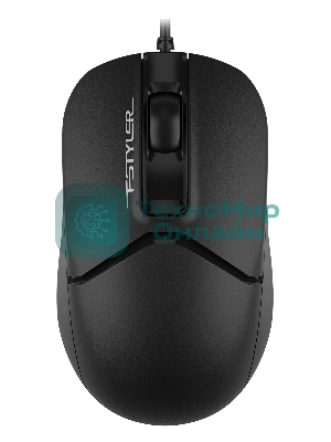 Комплект клавиатура+мышь A4Tech FStyler F1512 проводной, USB, 1200 DPI, черный