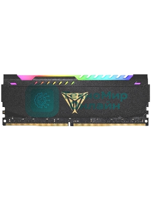 Оперативная память Patriot Viper Steel, DDR4, 16GB (2x8GB), 3600MHz, CL20, DIMM, с радиатором, RGB, черный
