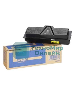 Картридж лазерный Kyocera TK-1130 (1T02MJ0NL0/1T02MJ0NLC) черный для FS-1030MFP/DP/1130MFP, M2030dn/PN/M2530dn 3000 стр.