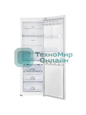 Холодильник Samsung RB33A32N0WW/WT белый двухкамерный 230/98л морозилка снизу, No Frost