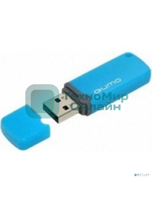 Флешка USB QUMO 8Gb, Optiva 02 синий QM8GUD-OP2-blue