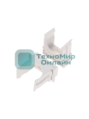 Крепеж-клипса Rexant для труб ø20мм, белая (100 шт/уп)