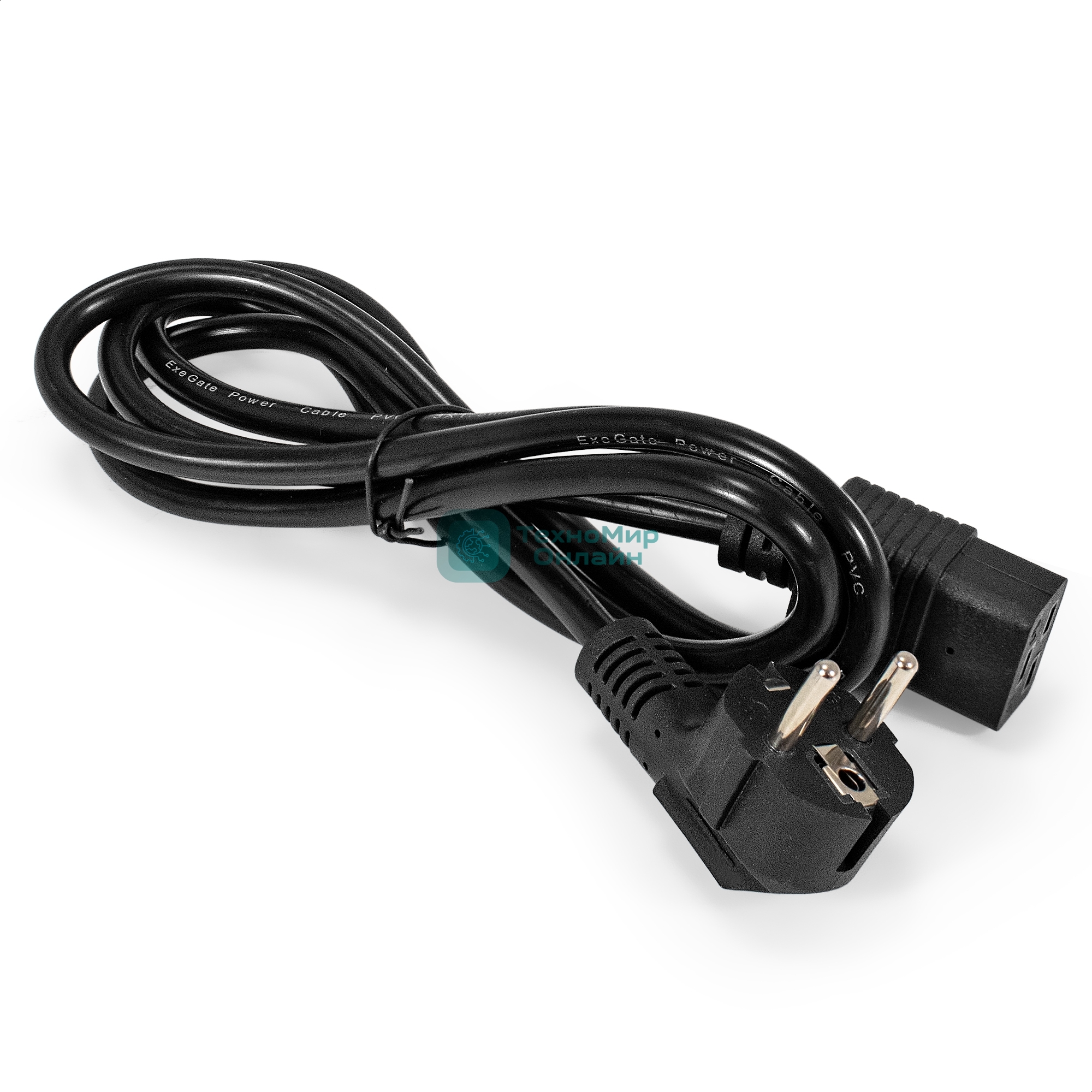 Кабель питания ExeGate Special PC19-1,8S (Евровилка Schuko->C19, 3*1.5мм2, CCA, черный, 1.8м)