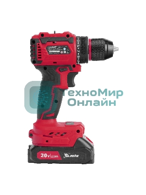 Дрель-шуруповерт аккумуляторная бесщет. CDS-BL-20, Li-Ion, 20 В MTX