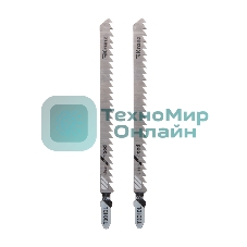 Пилка для электролобзика по дереву Kranz T301DL 132 мм 6 зубьев на дюйм 6-85 мм (2 шт./уп.)