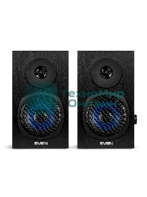 Акустическая система 2.0 SVEN SPS-576 черные (2x4W, Bluetooth, дерево)