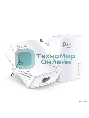 Сетевой адаптер TP-Link AV1000 Gigabit Powerline Starter KitSPEED: 1000 Mbps PowerlineSPEC: Broadcom CPU, HomePlug AV2, 1+1 Gigabit PortFEATURE: Plug and Play, tpPLC Utility, Pair for More SecurityKIT: 2× TL-PA7017