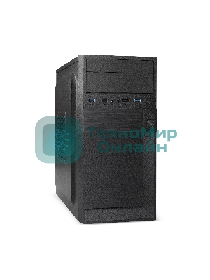 Компьютерный корпус Minitower ExeGate BAA-105U2-01-UNS400 (mATX, БП UNS400 с вент. 12см, 2*USB+2*USB 3.0, аудио, черный)