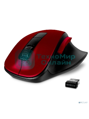 Мышь беспроводная SVEN RX-525SW красная (бесшумн. кл., 5+1кл. 600-1400DPI, Soft-touch, блист.)