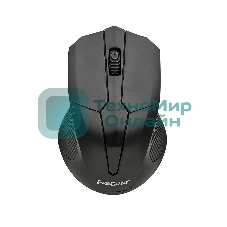 Мышь беспроводная ExeGate SR-9034 черный, 1600 dpi, радиоканал, USB, кнопки - 4