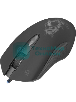 Мышь проводная Defender Sky Dragon GM-090L черный, 3200 dpi, USB, кнопки - 6