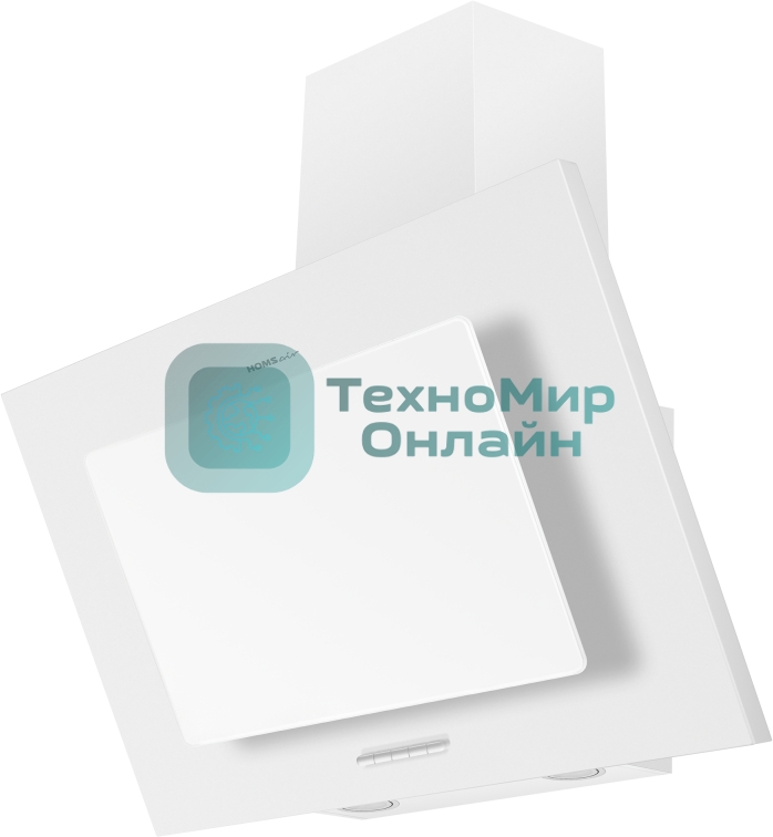 Вытяжка наклонная HOMSair BELL 60 белый, 60 см, 650 куб. м/ч, 47 дБ