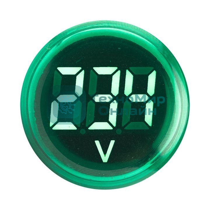 Индикатор значения напряжения ED16-22VD зел. PROxima EKF ed16-22vd-g